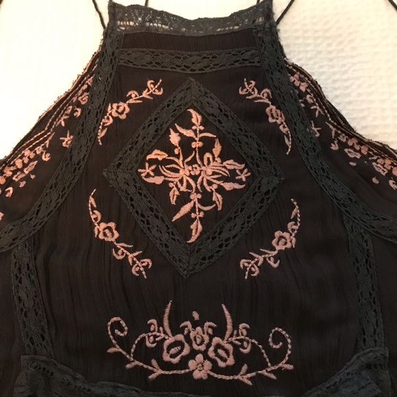 Free People Black DIAMONDS IN THE SKY Midi - Picture 8 of 14